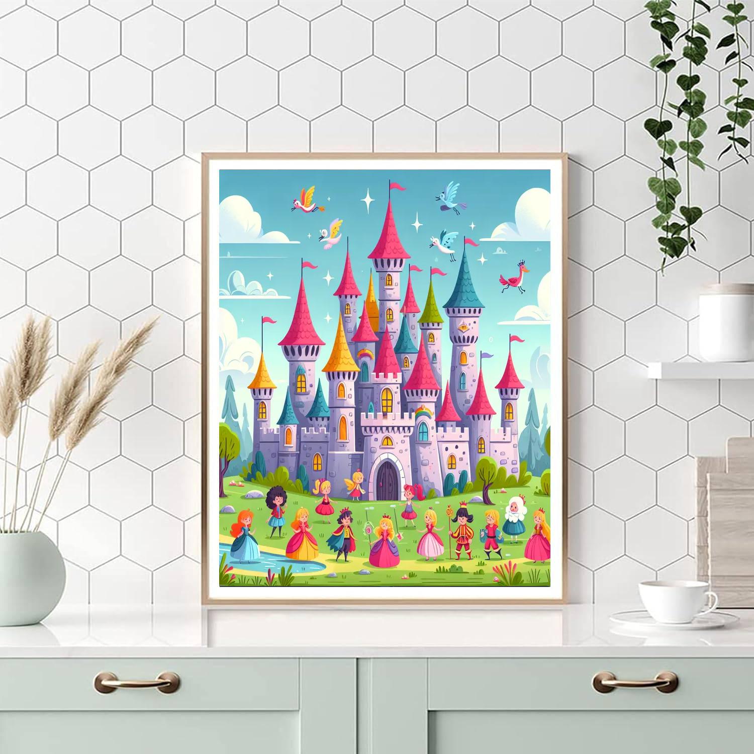 Storybook Castle Numbered Painting Kits
