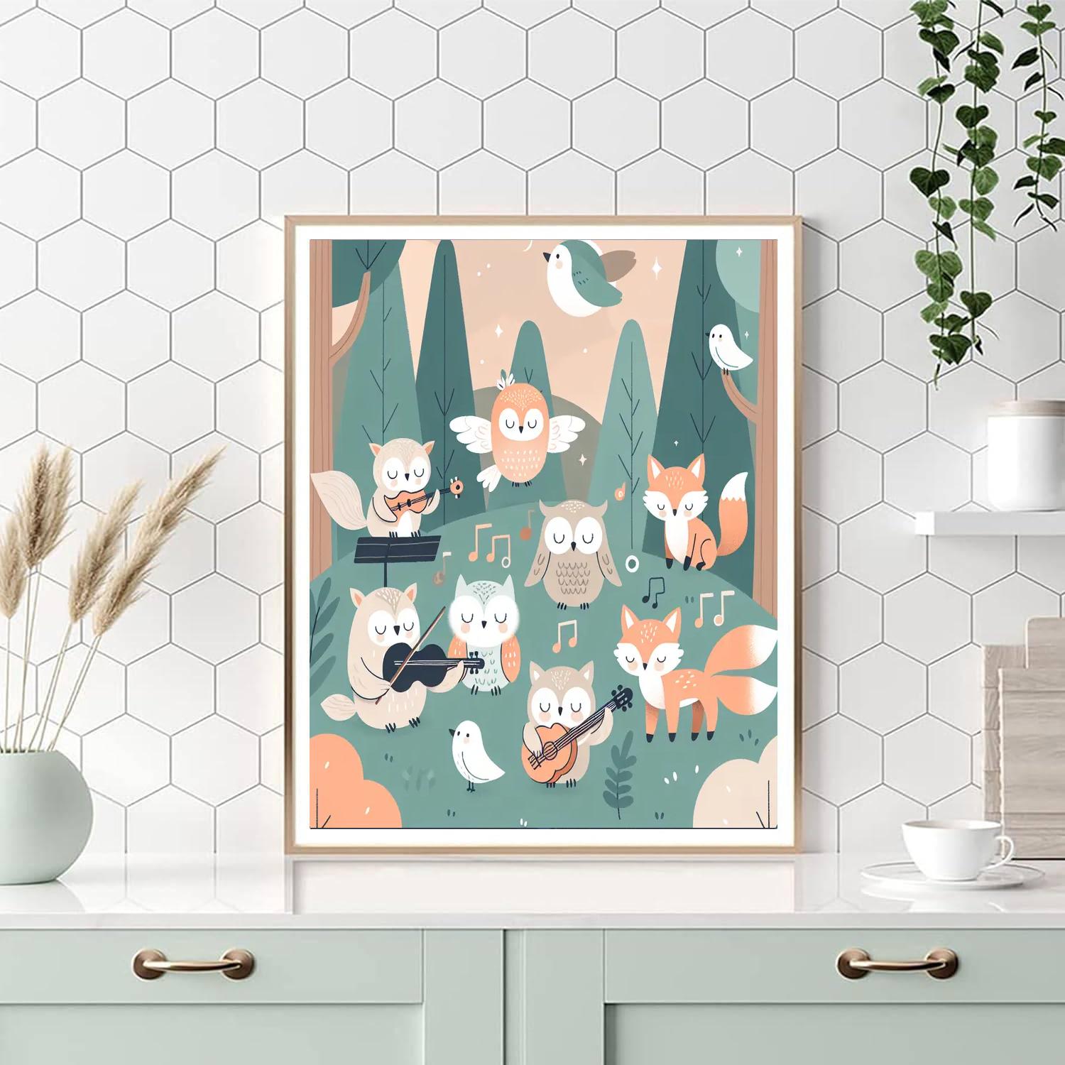 Magical Woodland Serenade Painting By Numbers Kit