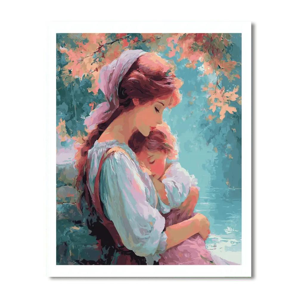 Eternal Bond In Pastels Numbered Painting Kits
