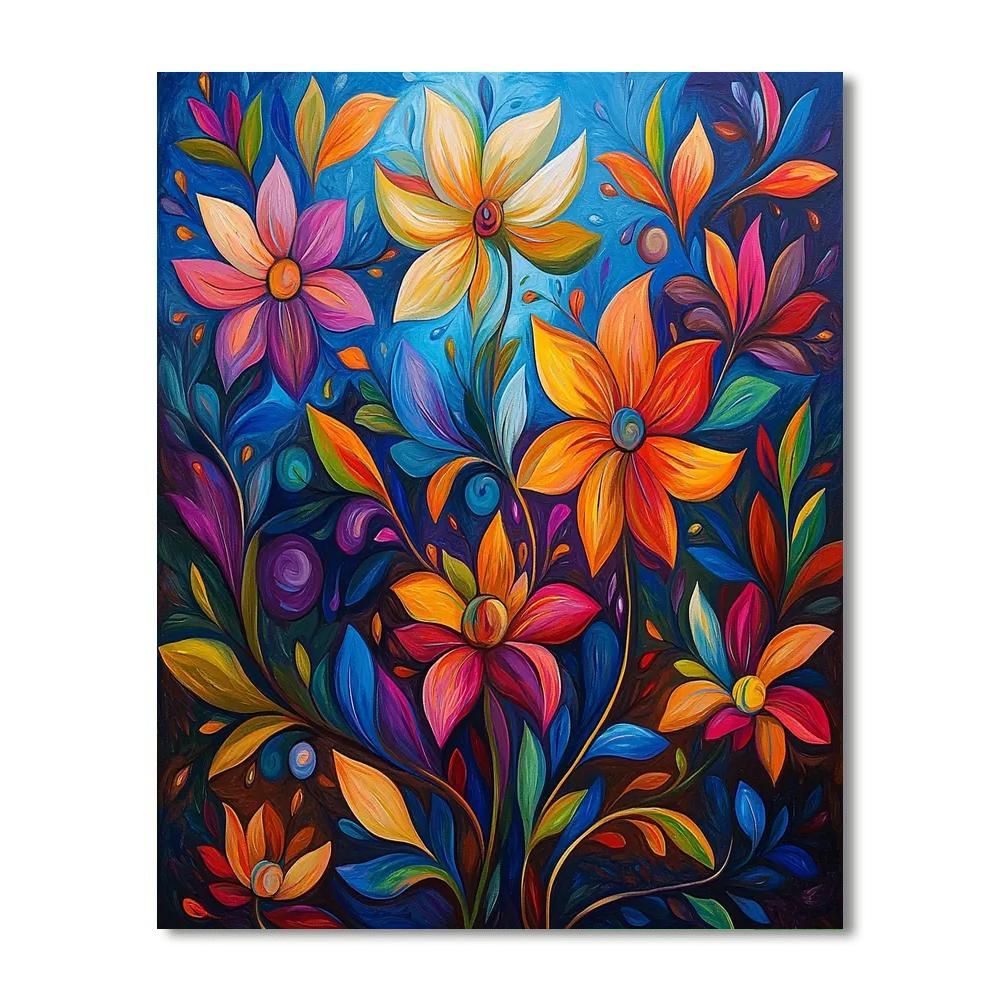 Frida Kahlo Inspired Rebirth Of Spirit  Paint By Numbers Art