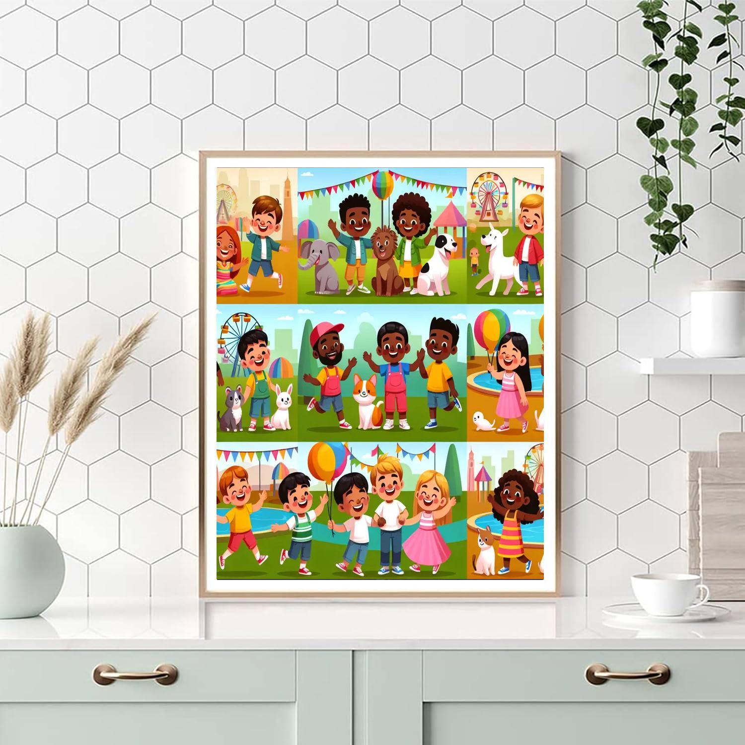 Friendship Fun Park Paint By Number