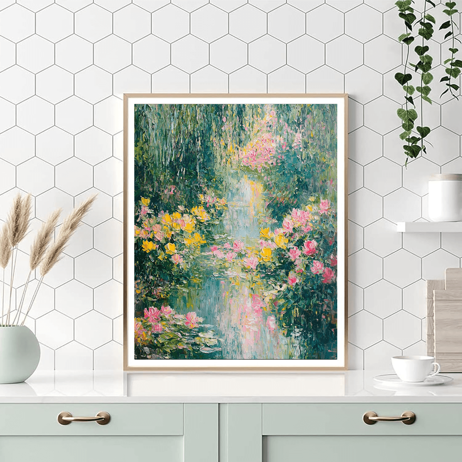 Monet Inspired Nature Escape  Numbered Painting Kits