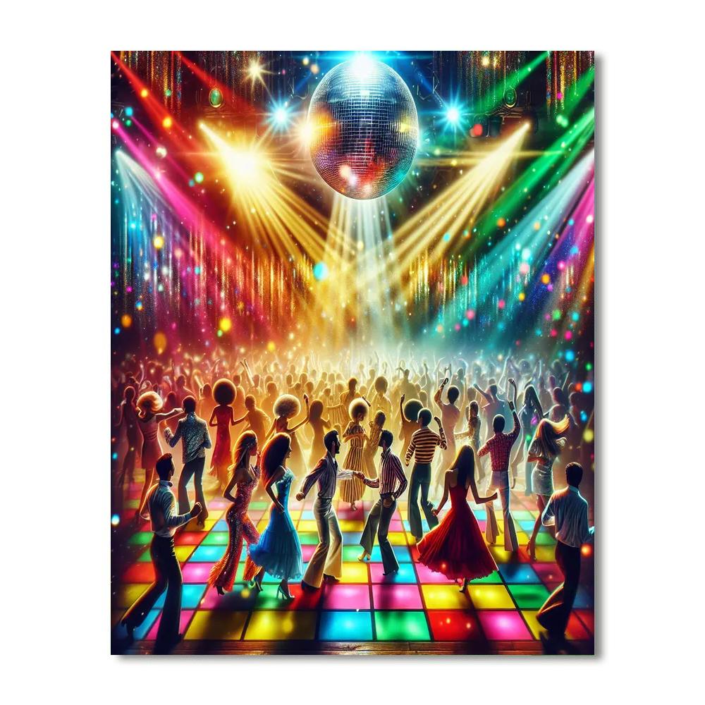 Giorgio Moroder Night Number Painting