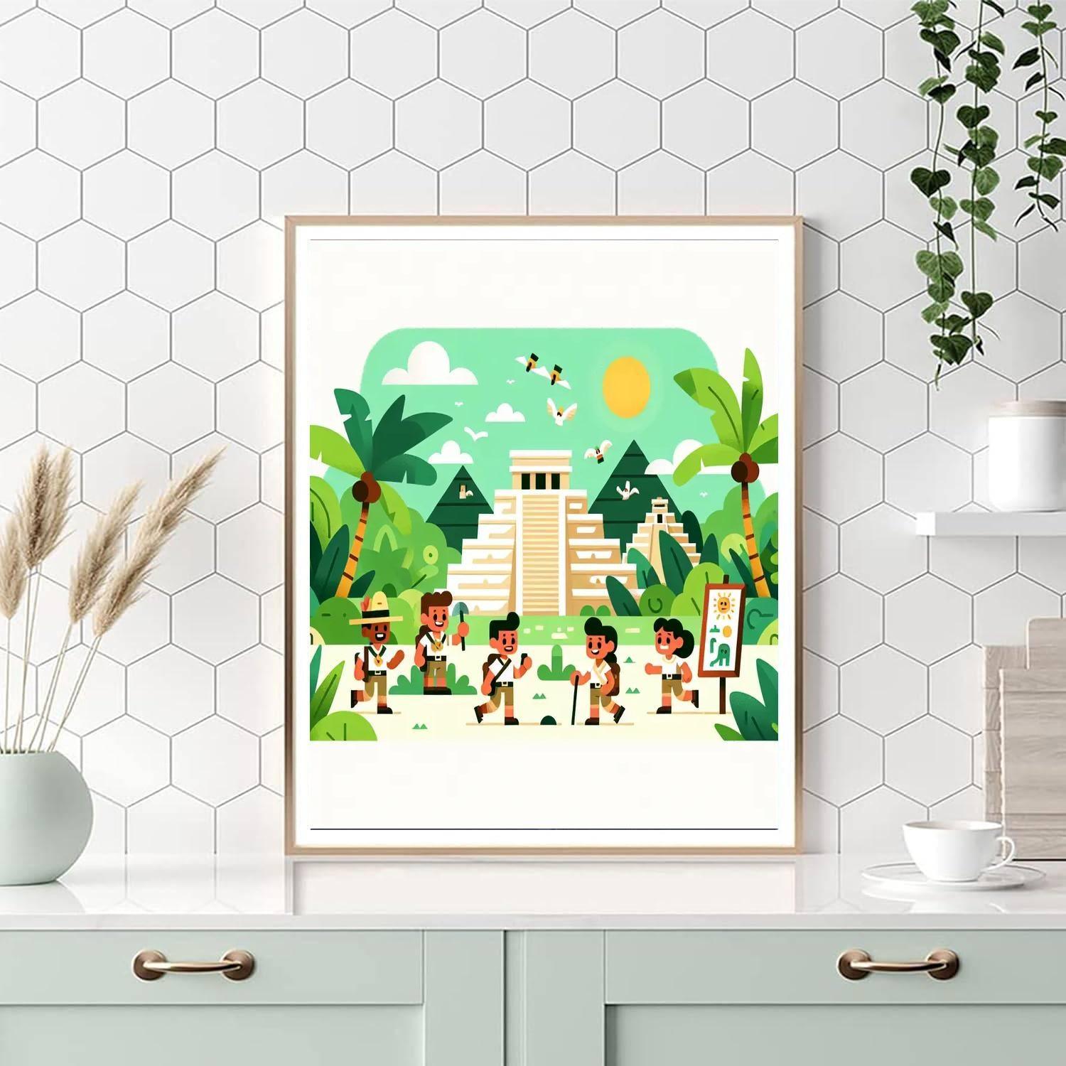 Ancient Mayan Adventure Paint By Numbers Kits