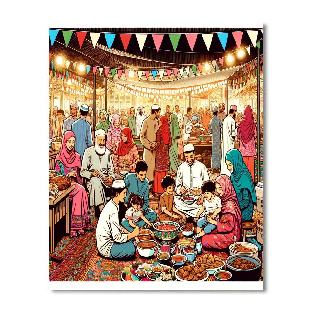 Festival Of Sacrifice DIY Paint By Numbers