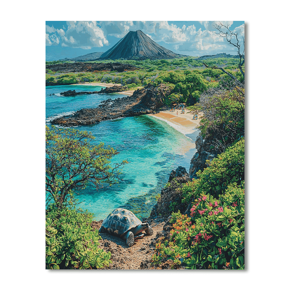 Galapagos Islands Paint By Color