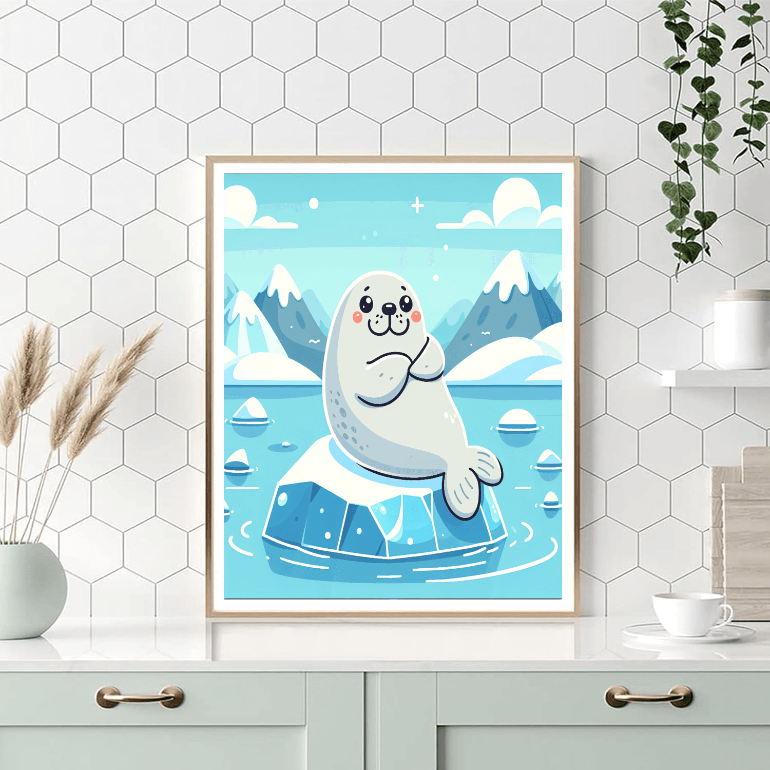 Arctic Wildlife Adventure Paint By Numbers