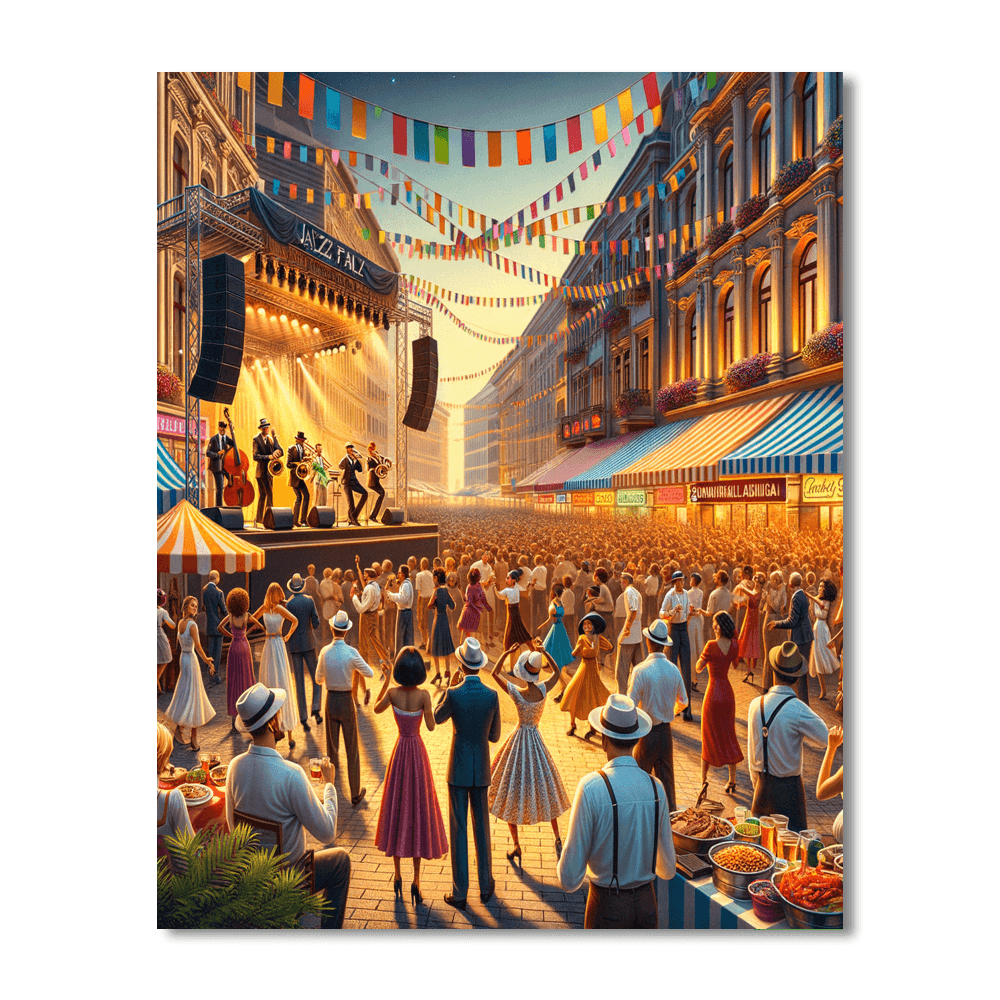 Montreal Jazz Festival - Canada Paint By Numbers Art