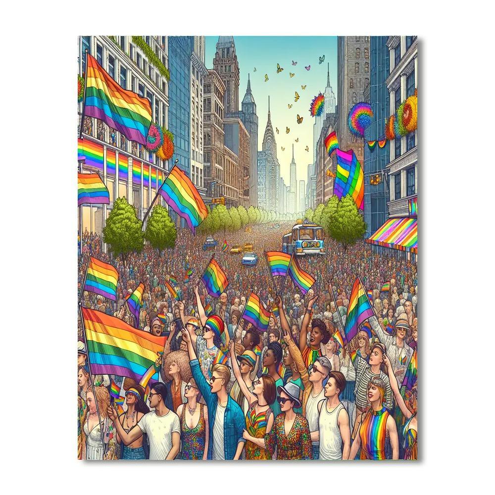 World Pride - Various Locations Numbered Painting Kits