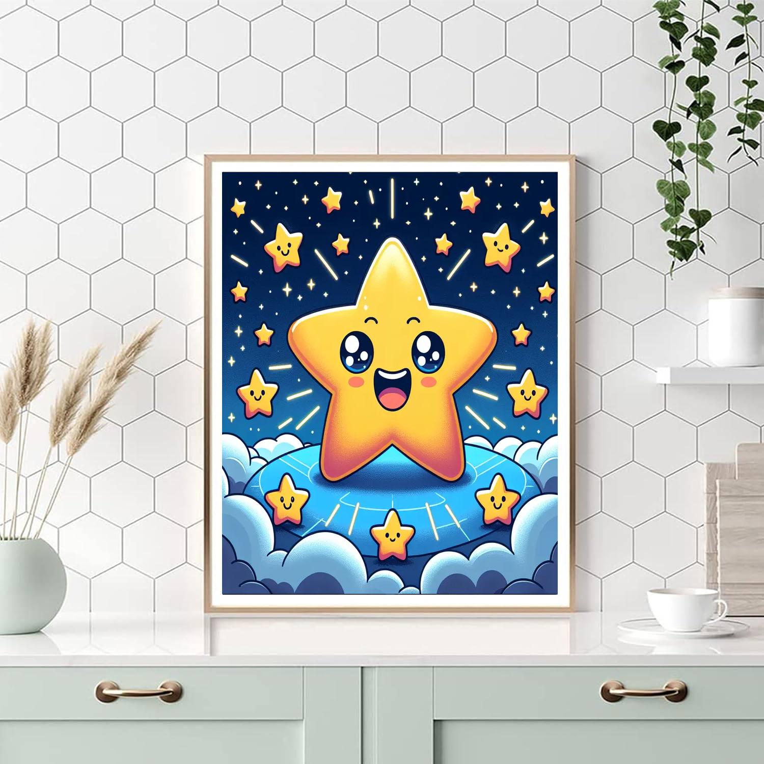 Sassy Star Paint By Numbers Art