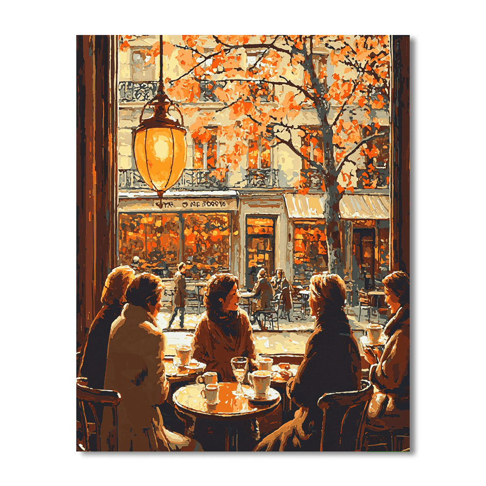 Norman Rockwell Inspired The Art Of Conversation  Paint By Color