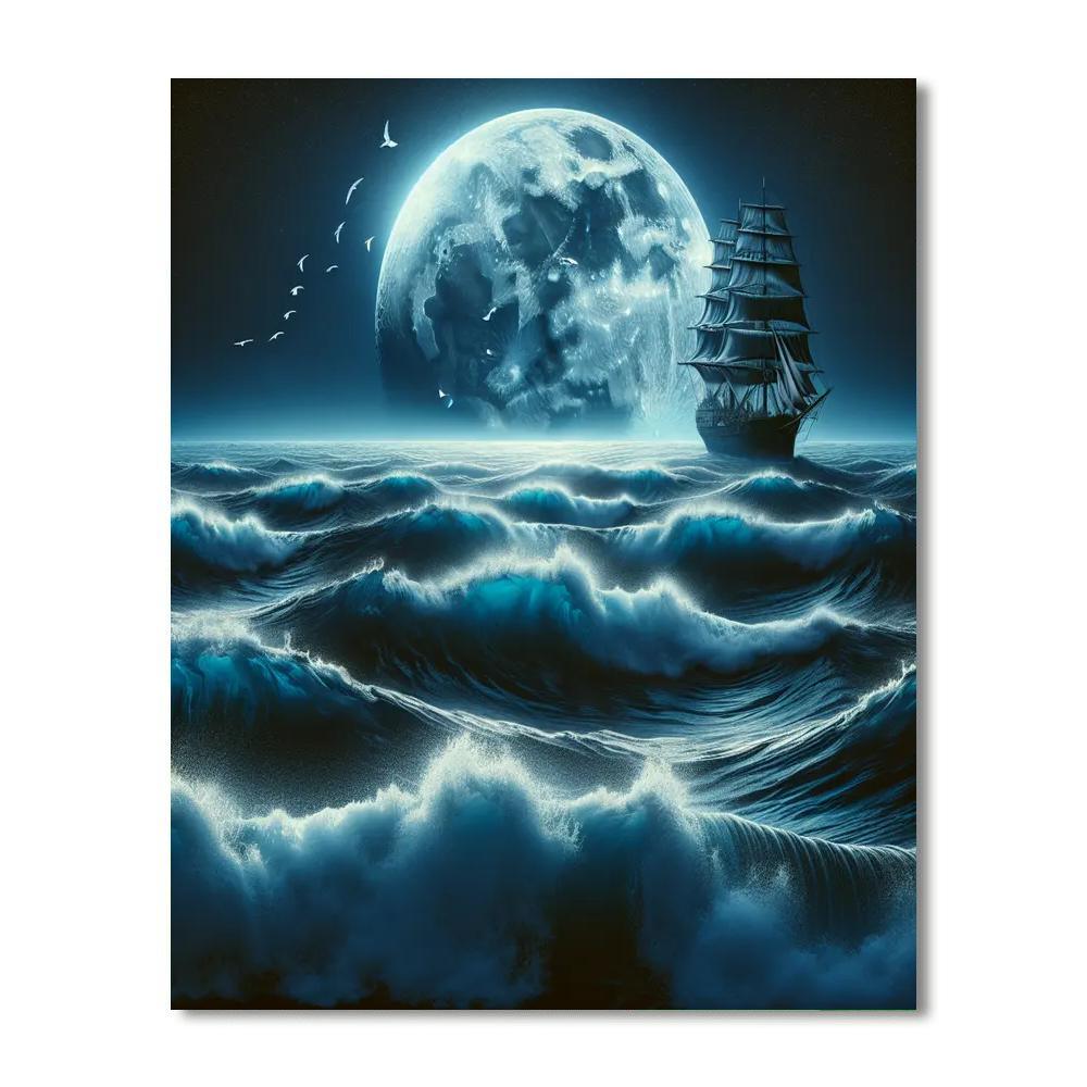Midnight Ocean Voyage Paint By Numbers Kits