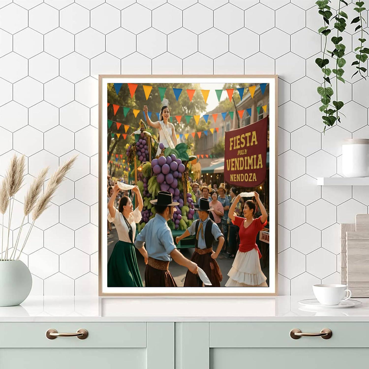 Festa Della Vendimia Number Painting