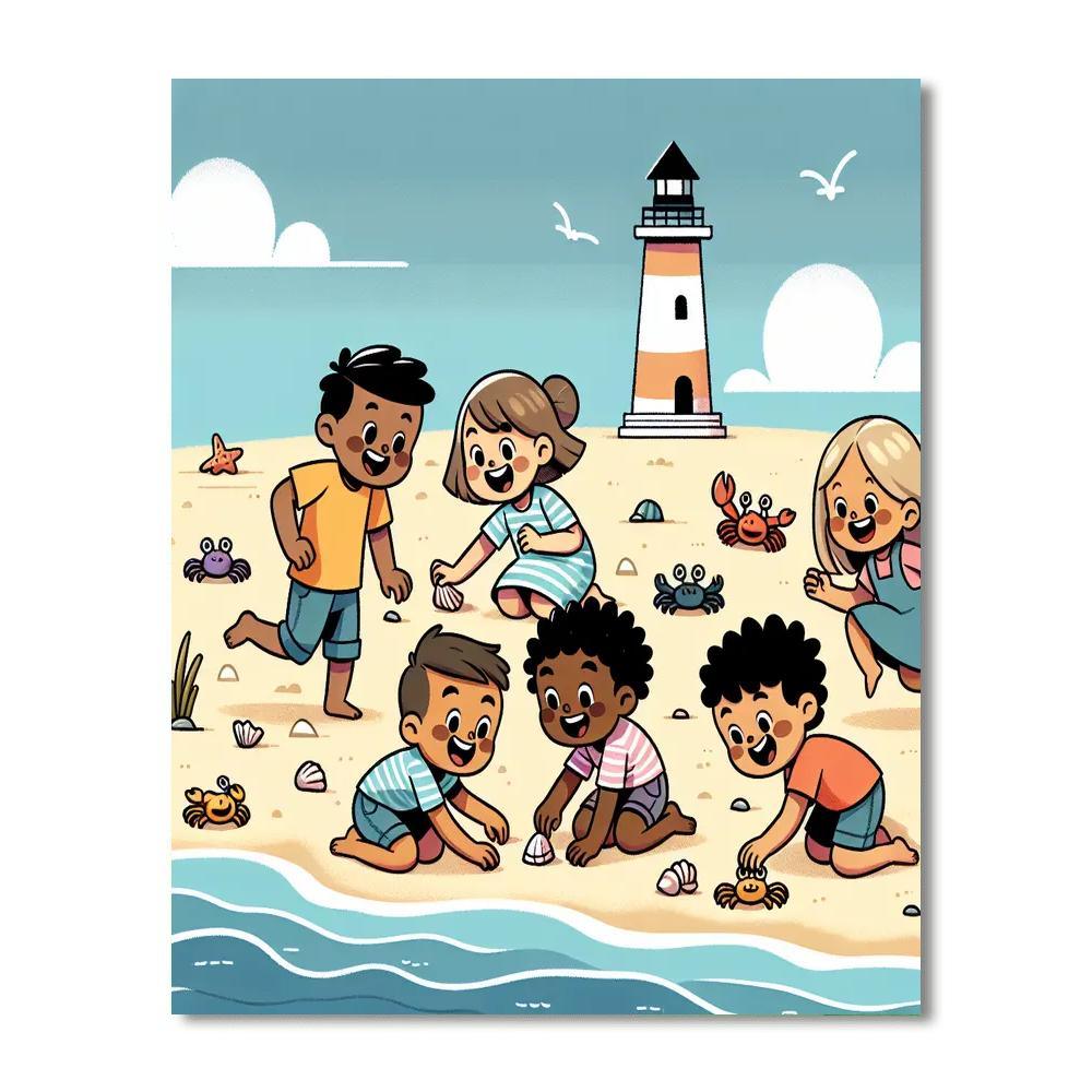 Seaside Adventures Painting By Numbers Kit