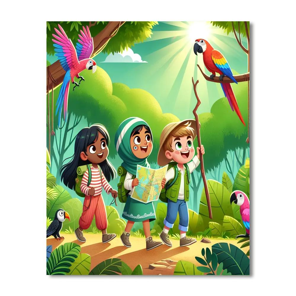 Daring Adventurers Painting By Numbers Kit