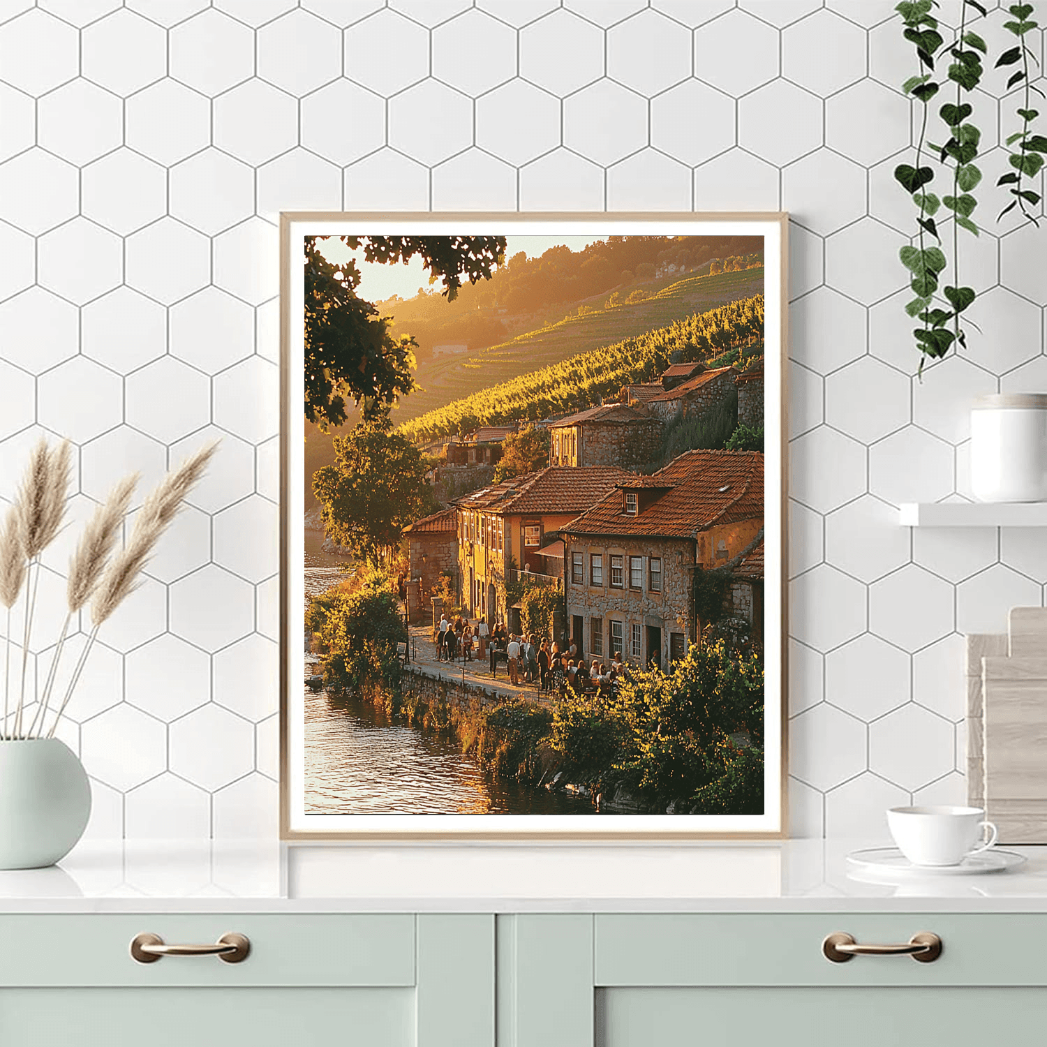 Porto Wine Cellars Number Painting