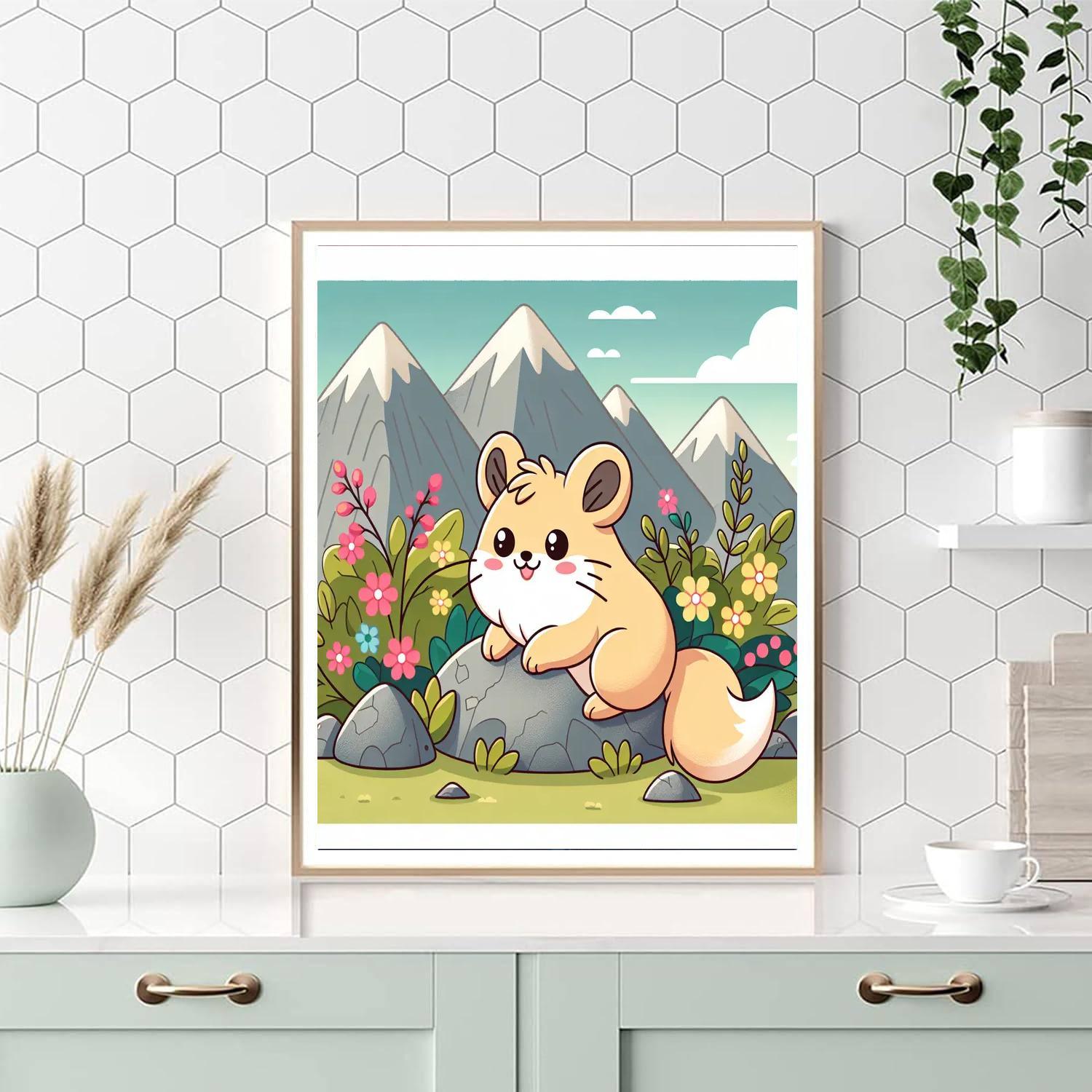 Purring Pika Paint By Numbers Kits