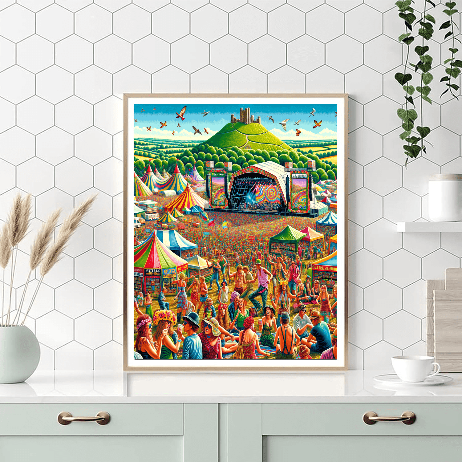 Glastonbury Festival - Somerset, England Paint By Color