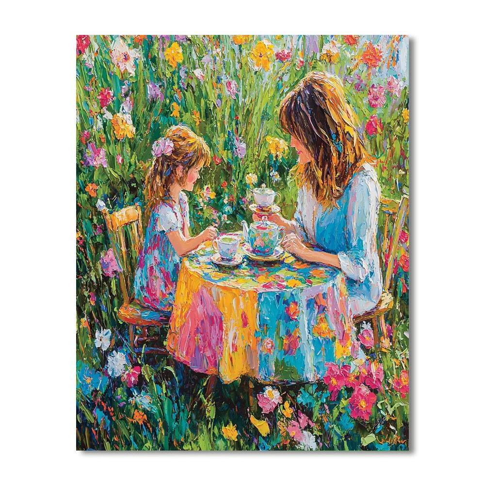 A Garden Tea Party Paint By Number