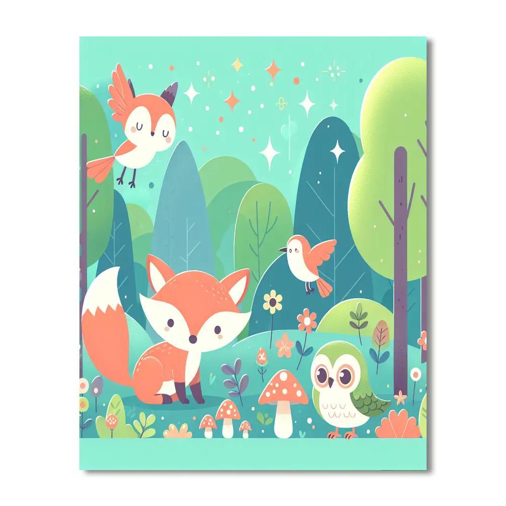 Fantasy Woodland Quest Paint By Numbers Kits