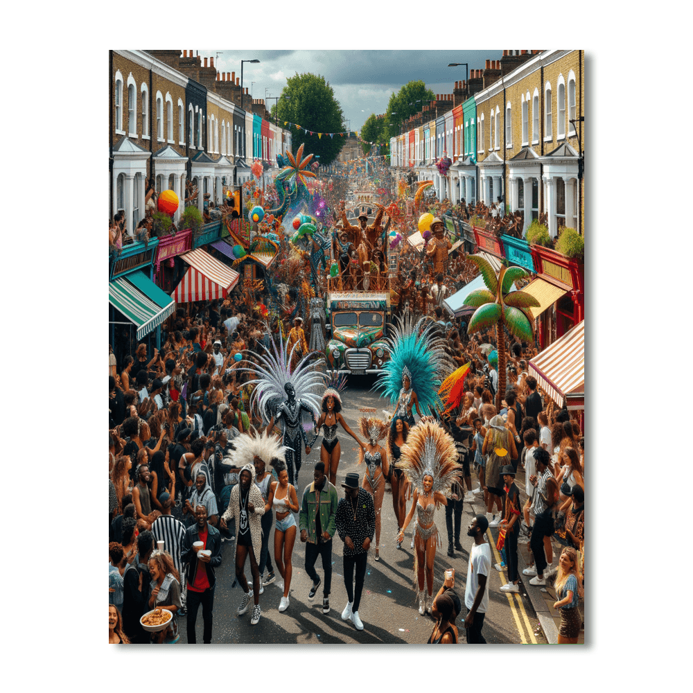 Notting Hill Carnival Number Painting