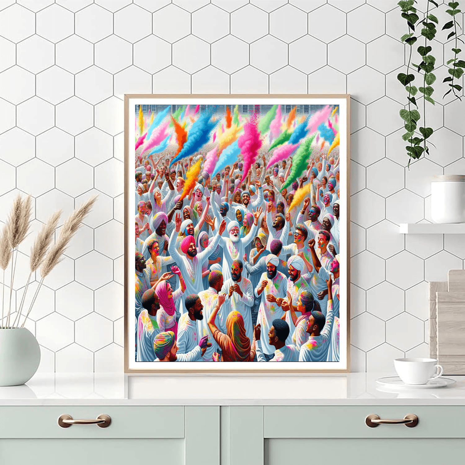 Holi Festival - London Paint By Numbers