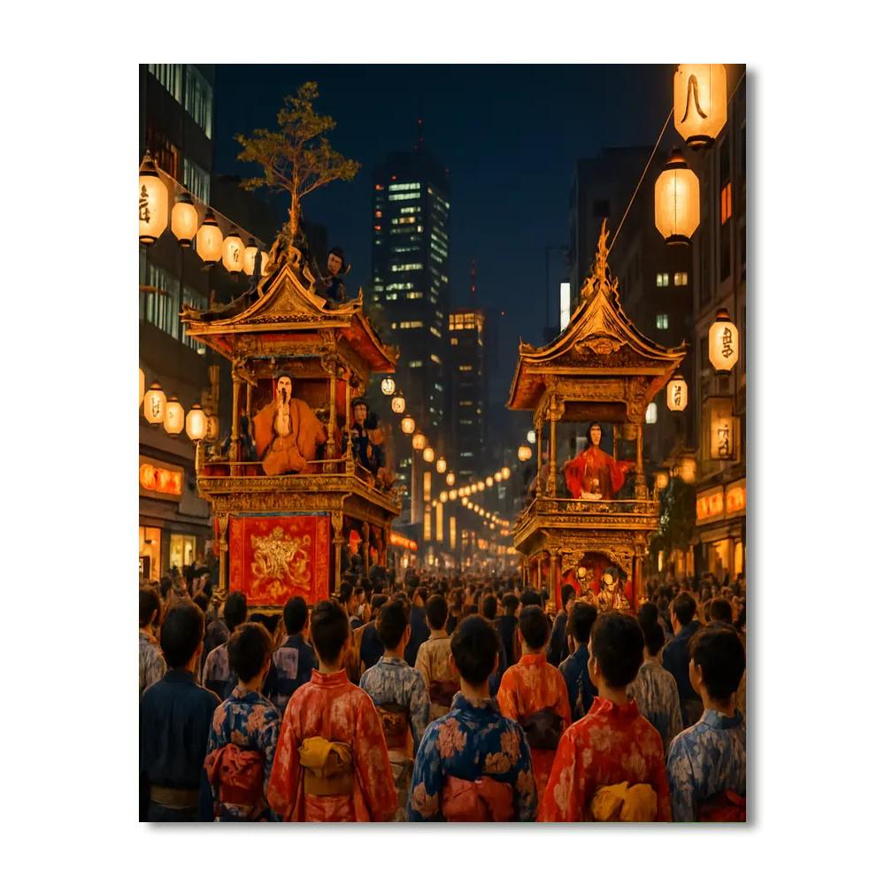 Gion Festival - Tokyo Paint By Number
