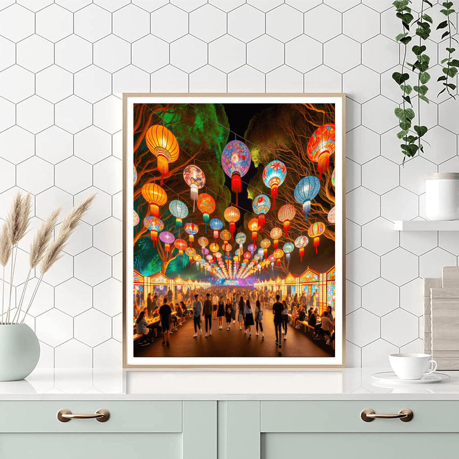 Auckland Lantern Festival - New Zealand Paint By Numbers Art