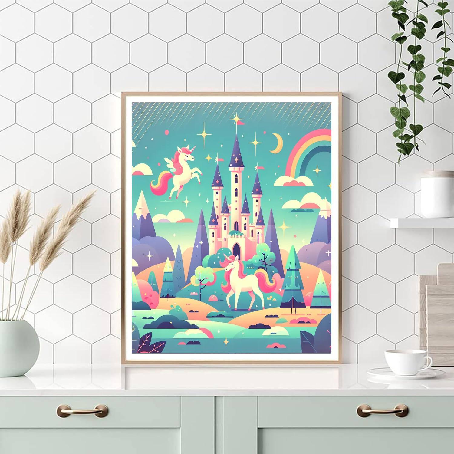 Dreamy Fantasy World Numbered Painting Kits