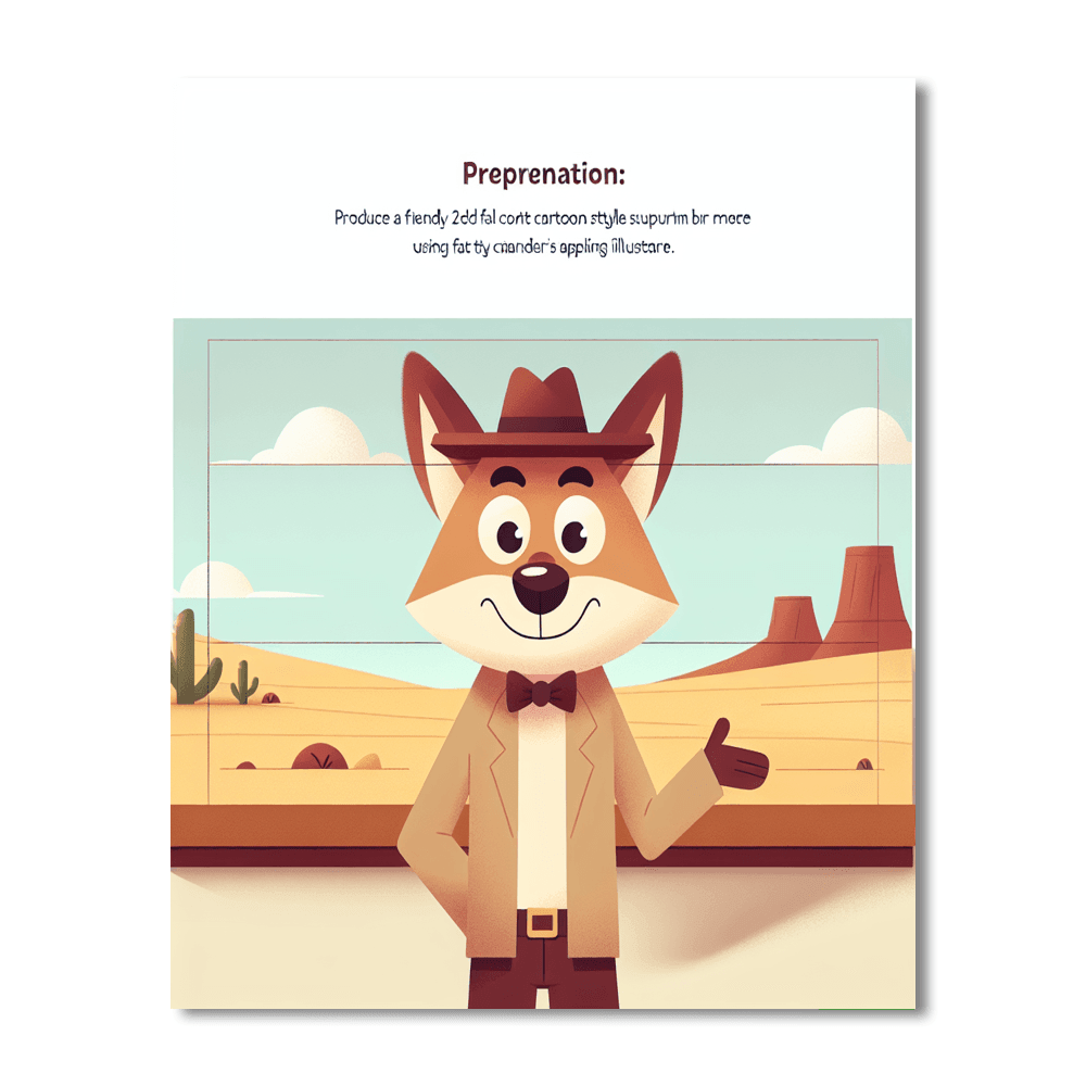 Dandy Dingo Number Painting