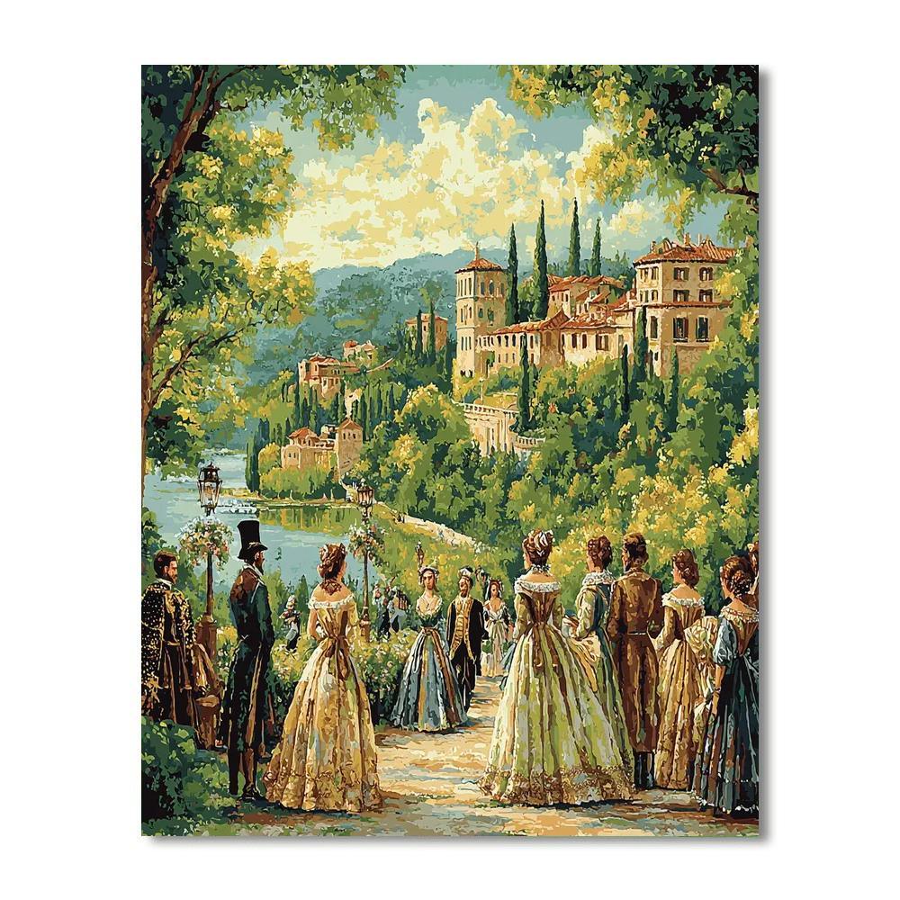 Leonardo Da Vinci Inspired Historical Reverie  DIY Paint By Numbers