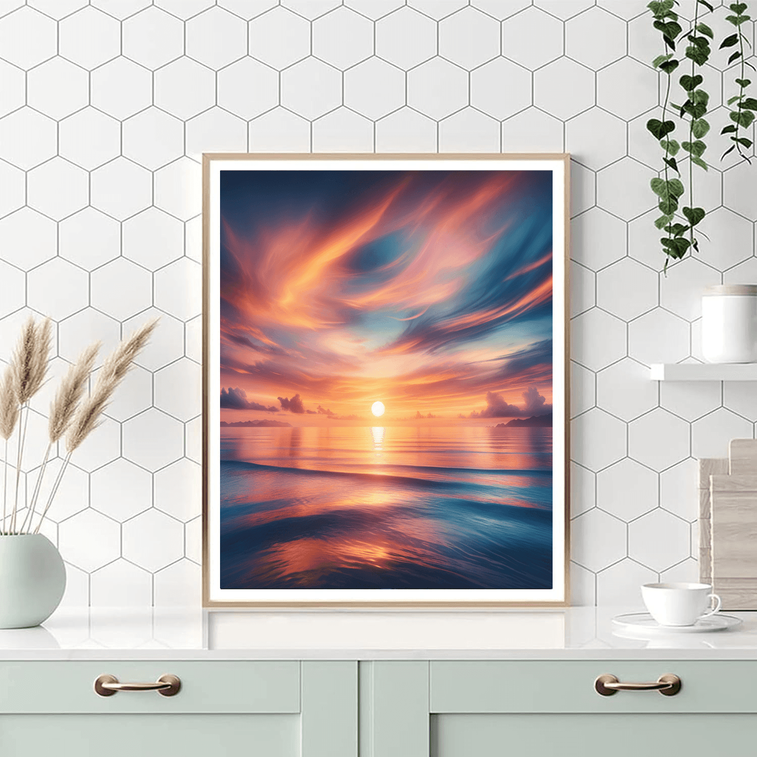 Ethereal Ocean Sunset Paint By Numbers Kits