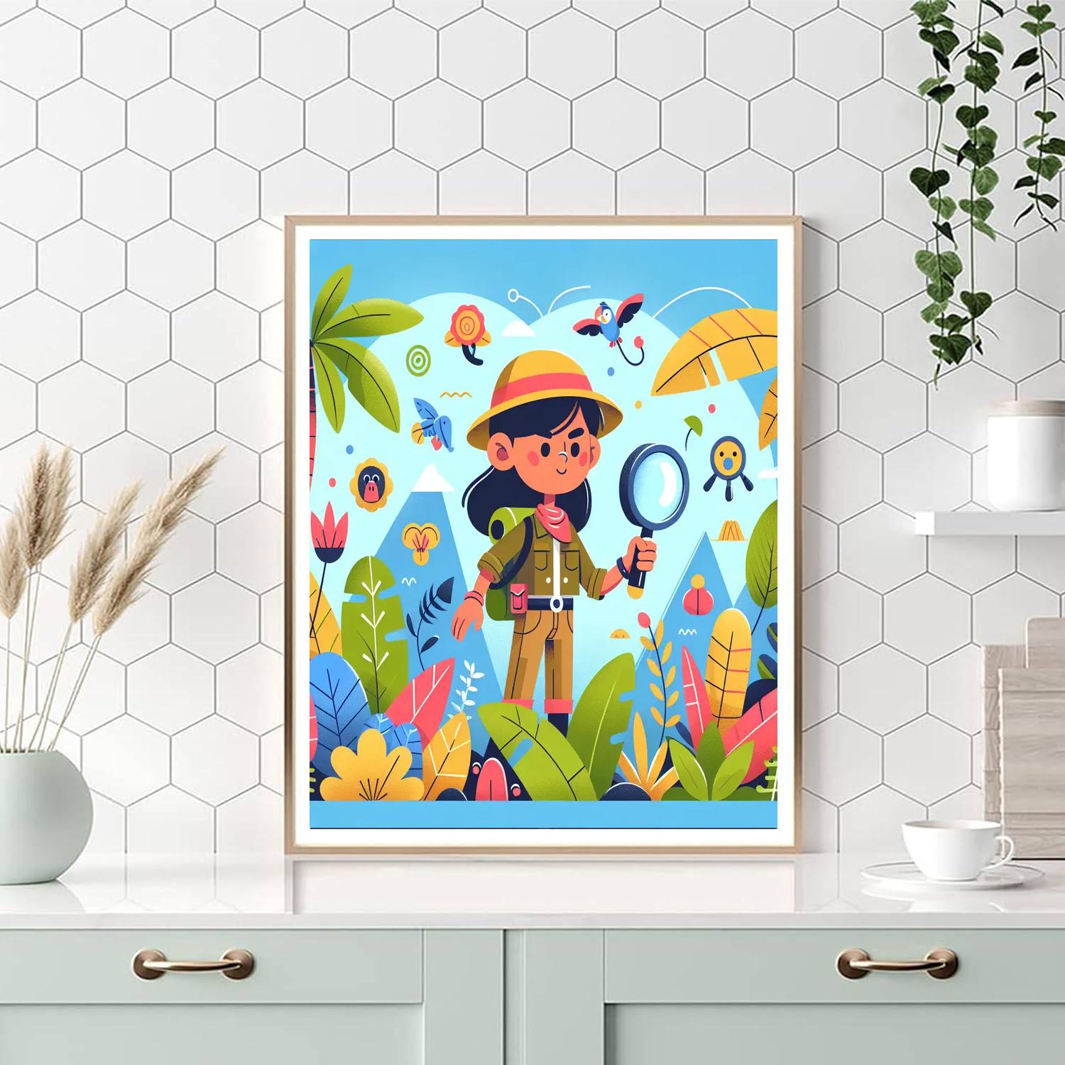 Mystery In The Jungle Numbered Painting Kits