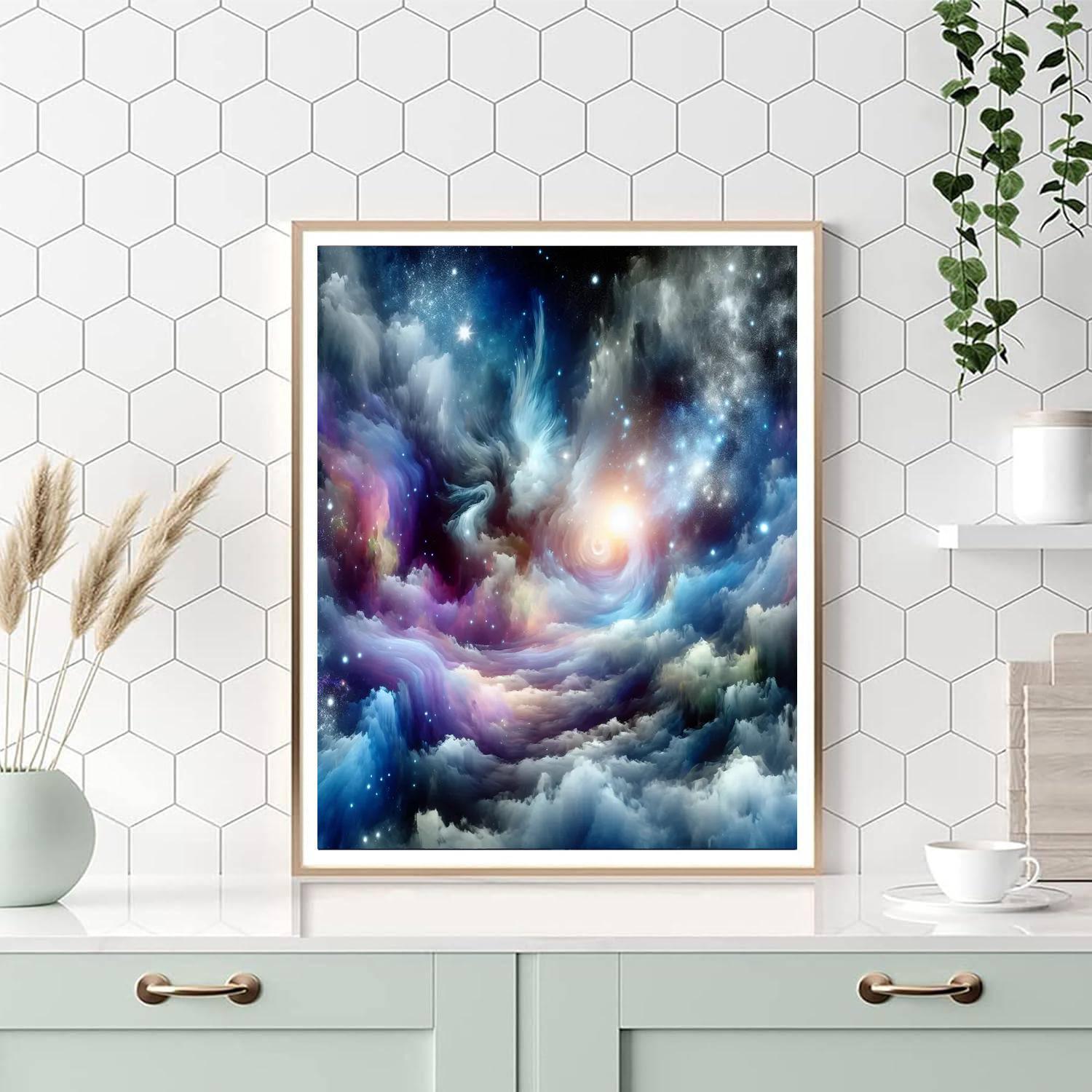 Cosmic Cloud Wonders Paint By Numbers Kits
