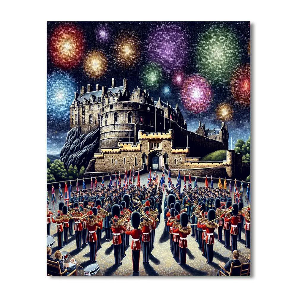 Edinburgh Military Tattoo - Edinburgh Numbered Painting Kits