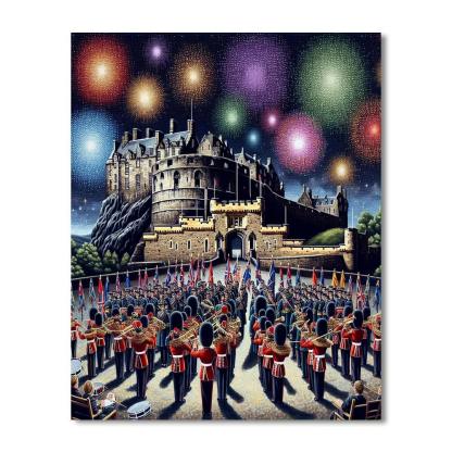 Edinburgh Military Tattoo - Edinburgh Numbered Painting Kits