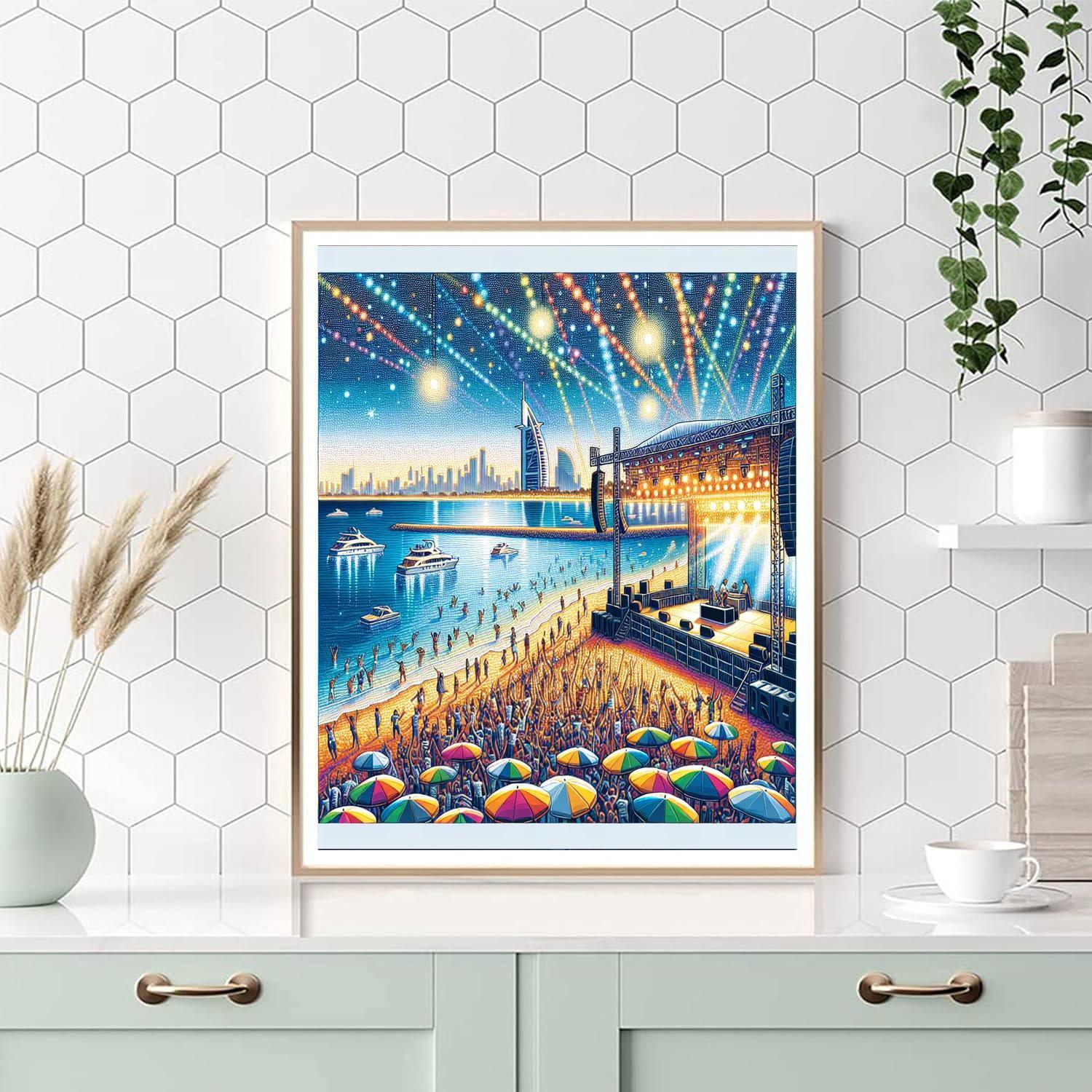 Sandance Festival - United Arab Emirates Paint By Numbers Art