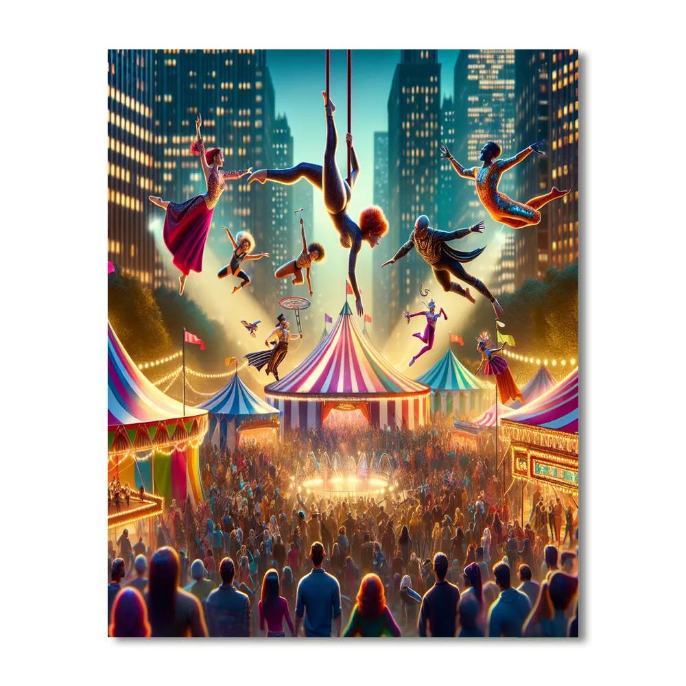 Montreal Cirque Festival - Canada Paint By Numbers