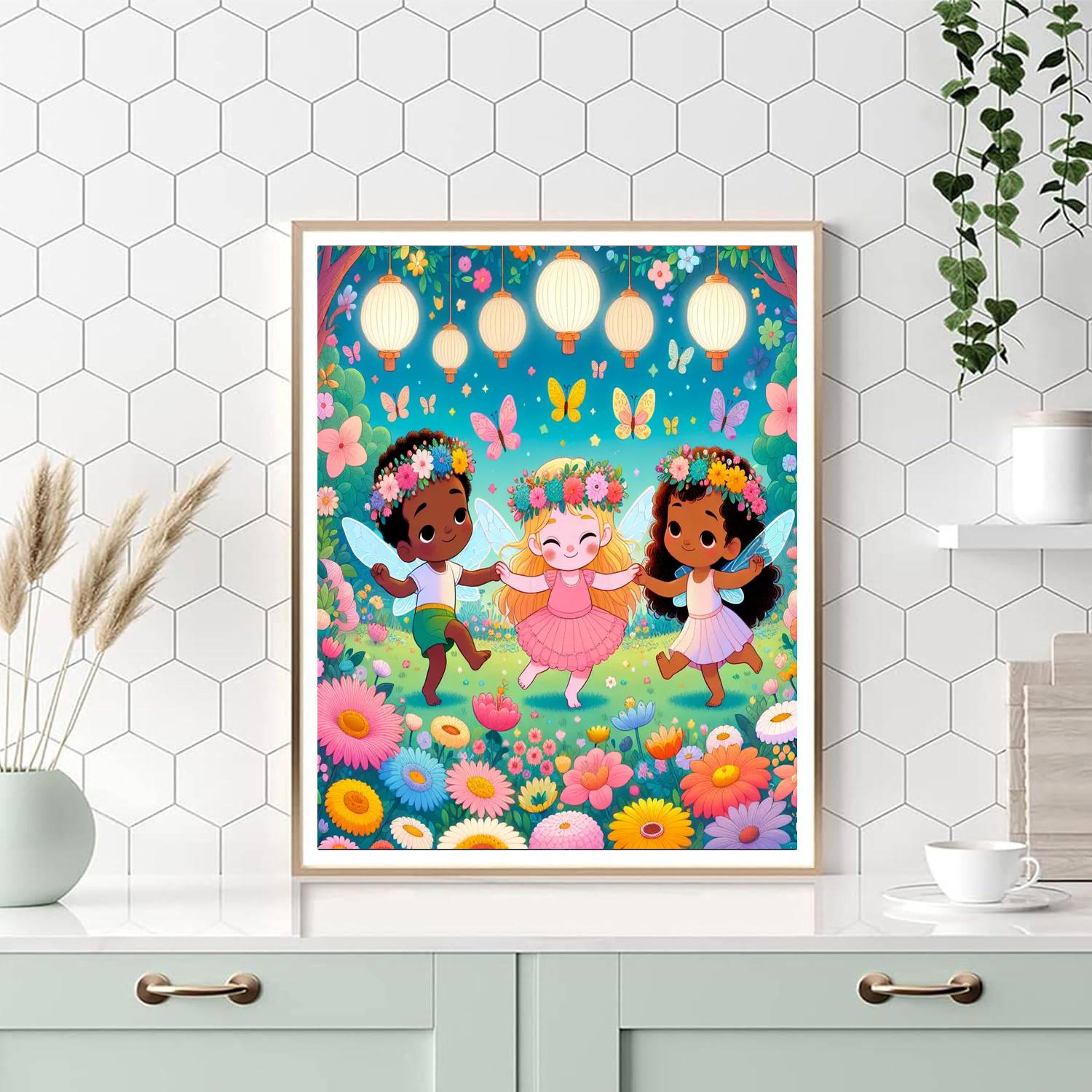 Fairy Garden Festival Paint By Number