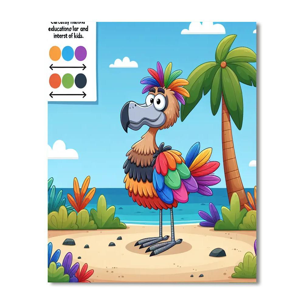 Daring Dodo Painting By Numbers Kit