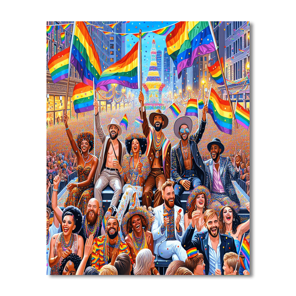 Pride Parade - San Francisco, Usa Paint By Number