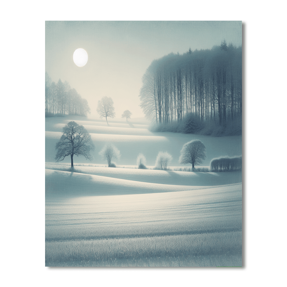 Winter Solstice Haven Number Painting