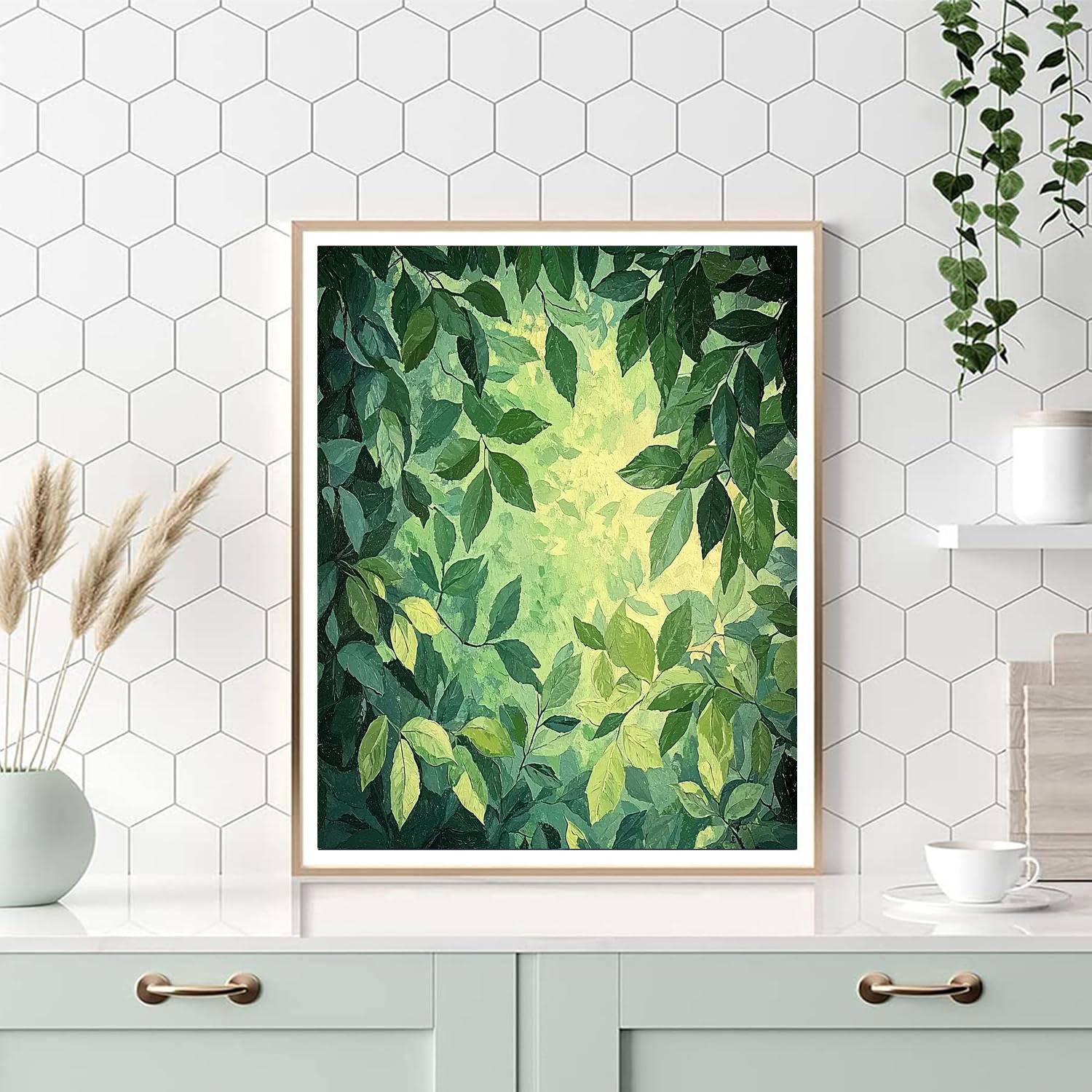 Edgar Degas Inspired A Symphony Of Leaves  Paint By Color