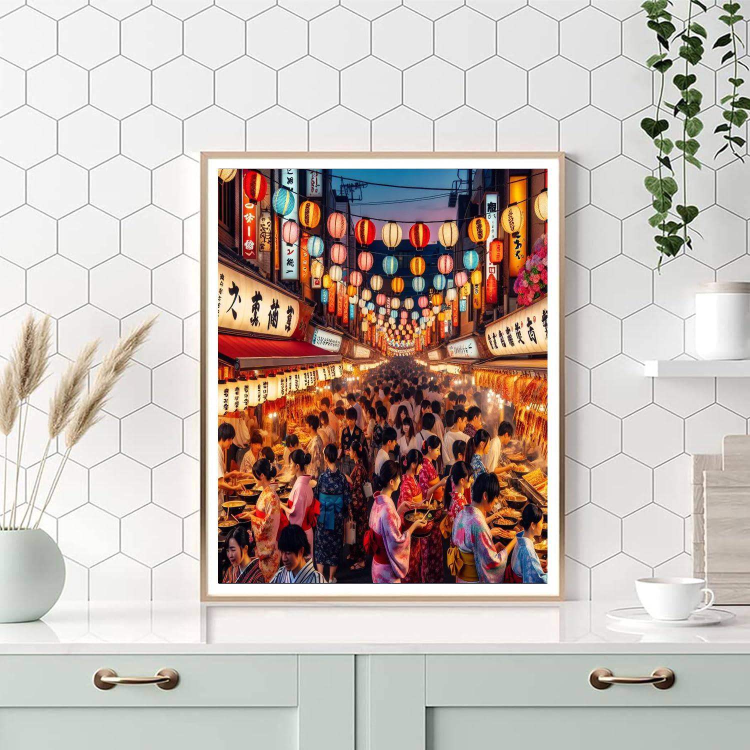 Gion Yatai Festival - Fukuoka Number Painting