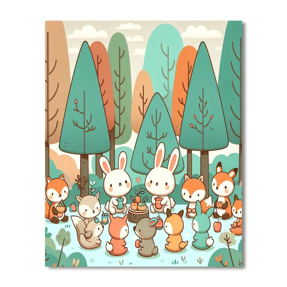 Enchanted Forest Feast Paint By Color