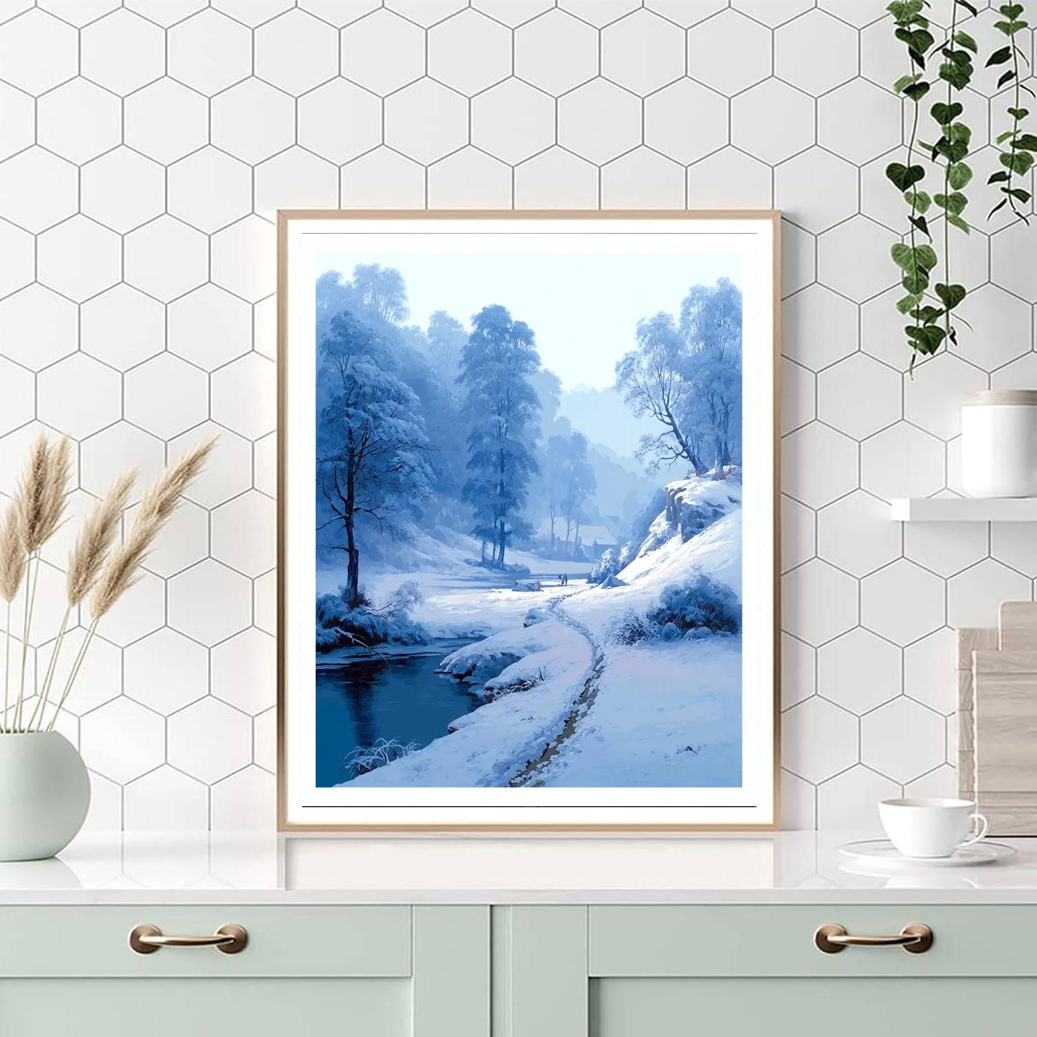 Caspar David Friedrich Inspired The Splendor Of Winter  Paint By Number