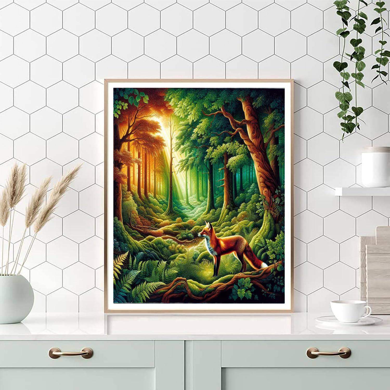 Fox Woodland Grace Paint By Number