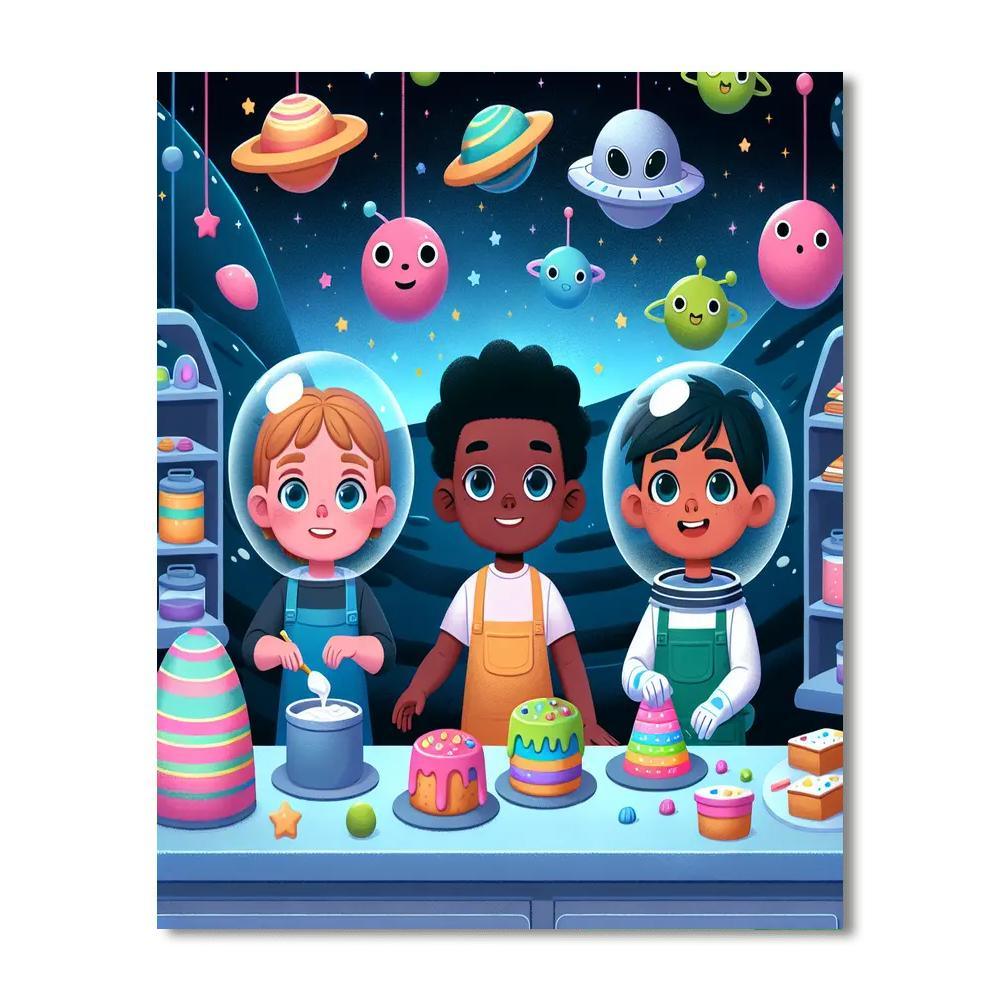 Galactic Baking Stars Paint By Color
