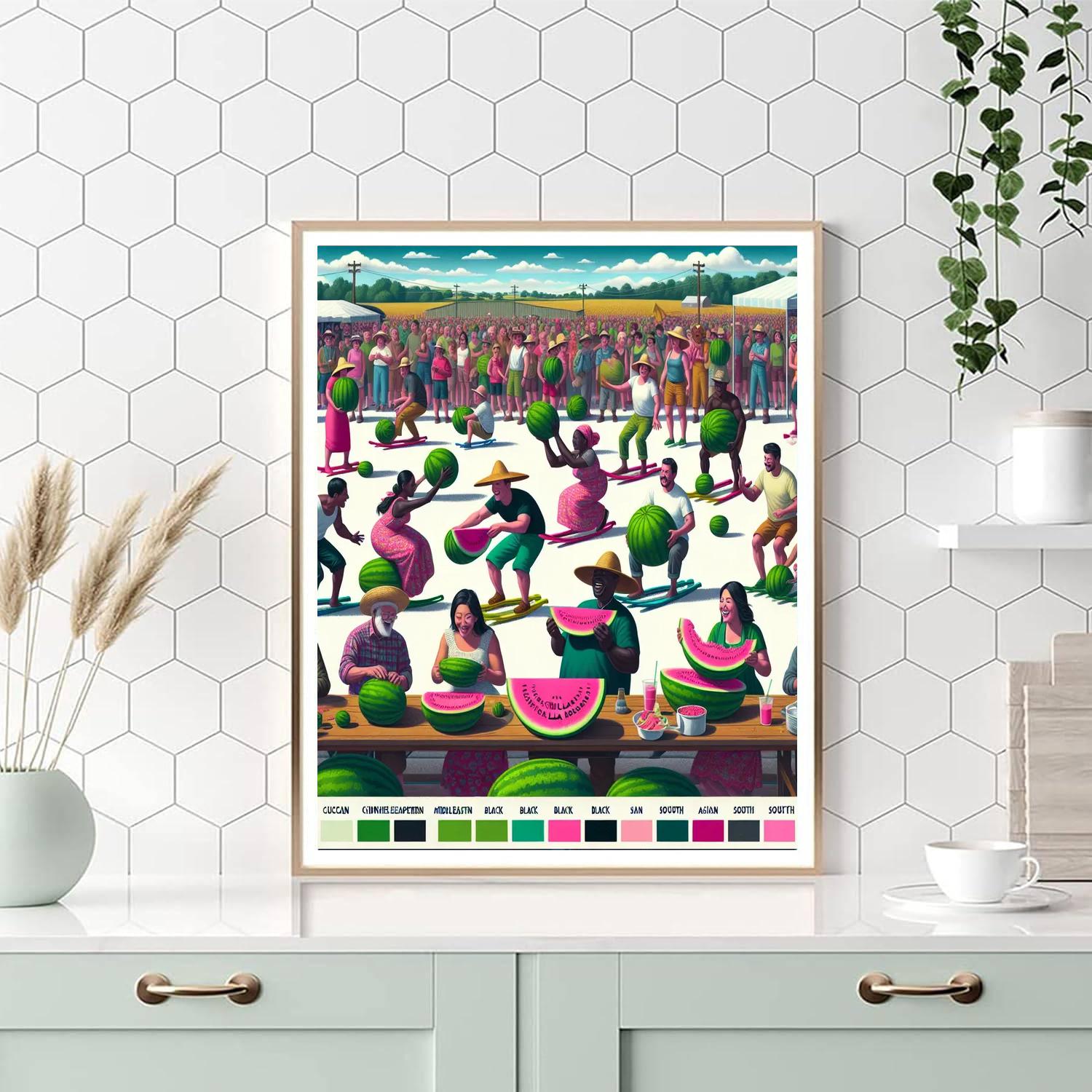 Chinchilla Melon Festival - Queensland, Australia Numbered Painting Kits