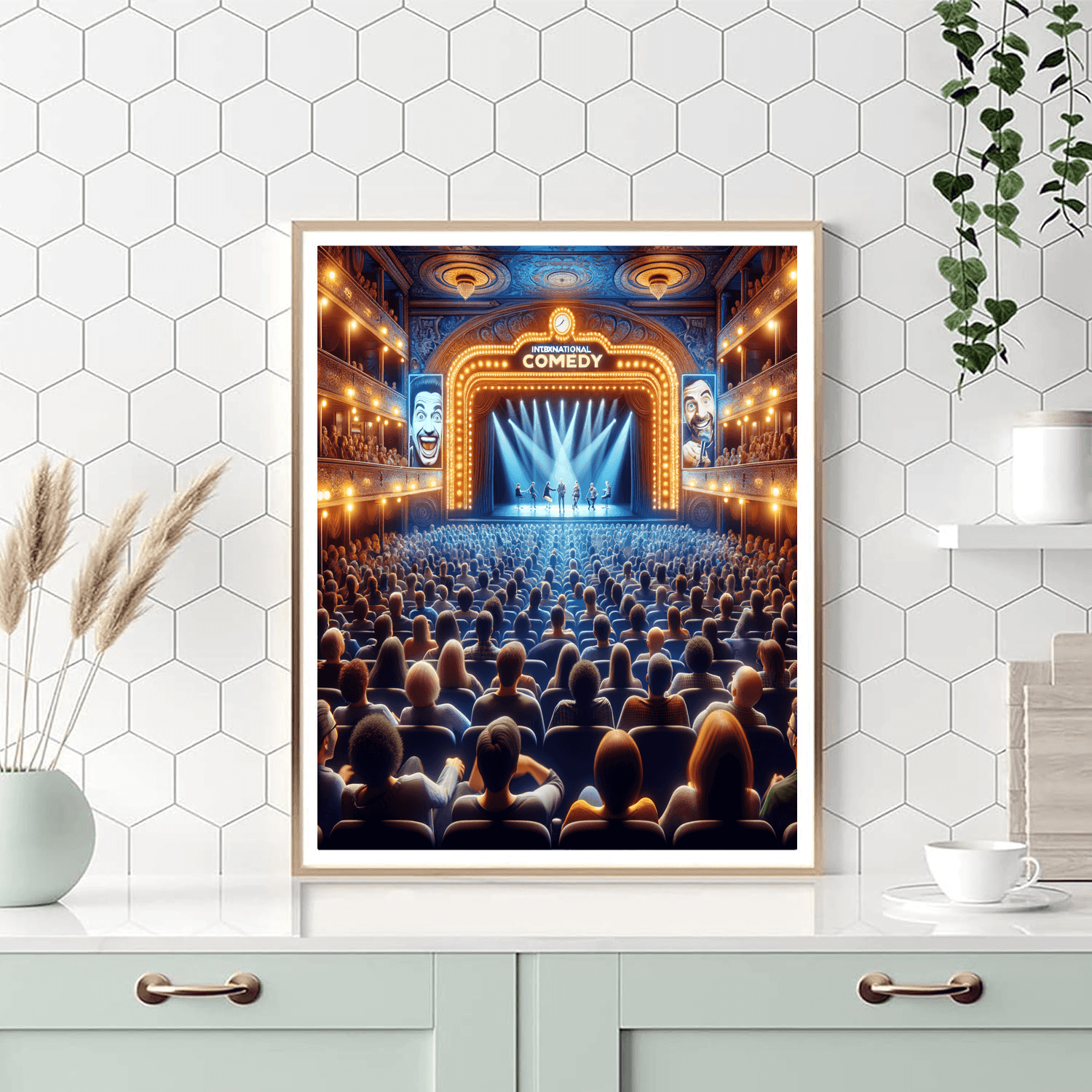 Melbourne International Comedy Festival Number Painting